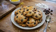 Pastane usulü üzümlü kurabiye: limon kabuğu kokulu, kıtır-yumuşak tam kıvamında