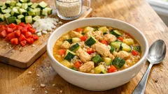 Tek tencerede tavuklu kabak yemeği: pirinçli, hafif ve doyurucu ev yemeği