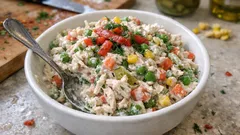 Garnitürlü tavuk salatası: yoğurtlu sosuyla hafif ama tok tutan tarif