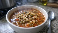 Sakala Çarpan Çorbası: Yeşil mercimek ve erişteyle doyuran yöresel lezzet