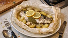 Kağıtta levrek tarifi: fırında kokusuz, yumuşacık ve dağılmadan pişiyor