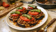 Fırında patlıcan oturtma tarifi: kızarmış patlıcanla kat kat, tam kıvamında